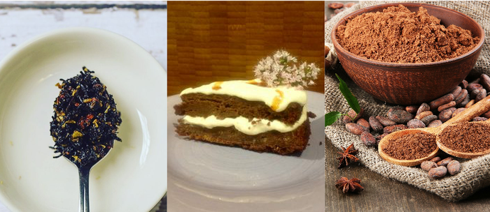 Chocolate & fresh chai cake